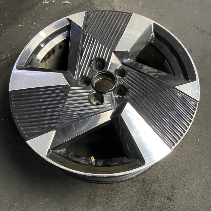 19" KICKS 25 , 19x7.5 , triple spoke Original OEM Wheel Rim - MACHINED BLACK - View 7