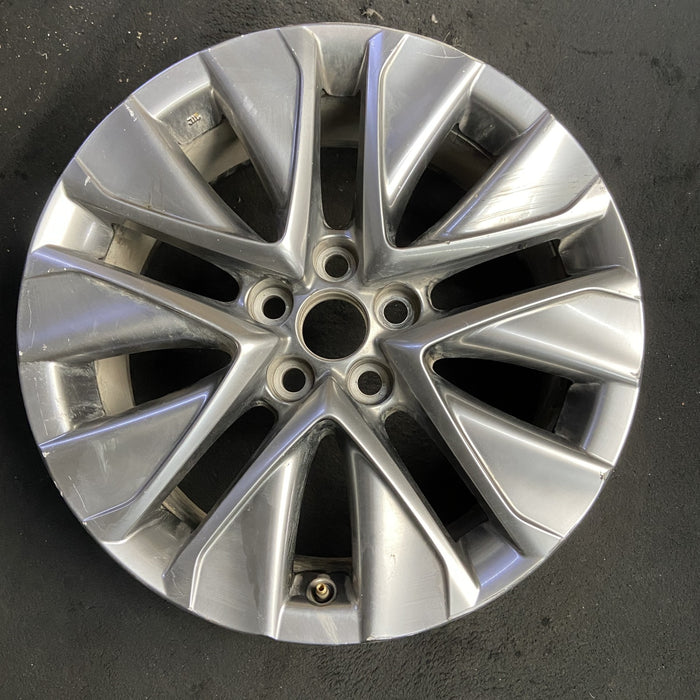 19" MIRAI 21-26 19x8 , Original OEM Wheel Rim - SILVER - Additional View