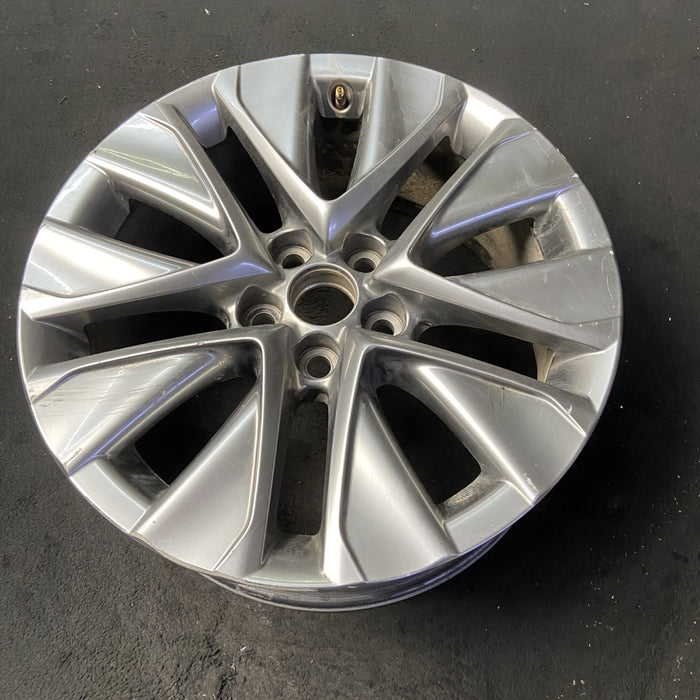 19" MIRAI 21-26 19x8 , Original OEM Wheel Rim - SILVER - View 8