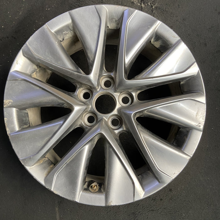 19" MIRAI 21-26 19x8 , Original OEM Wheel Rim - SILVER - Additional View
