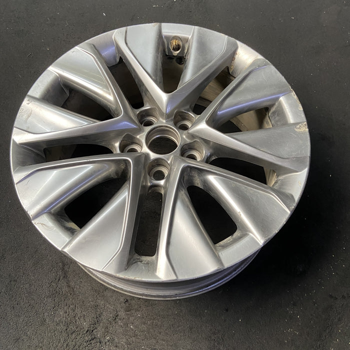 19" MIRAI 21-26 19x8 , Original OEM Wheel Rim - SILVER - View 8