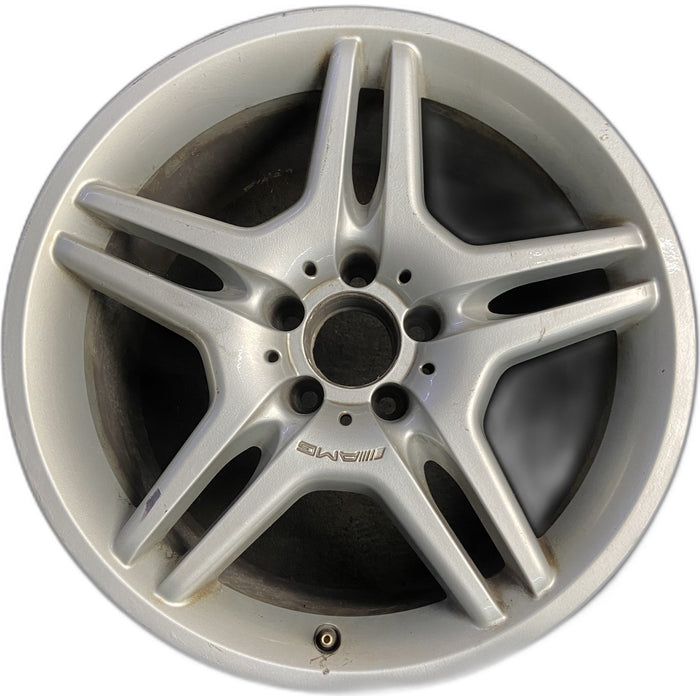18" MERCEDES S-CLASS 08 230 Type; SL550, 18x8.5, 10 spoke, AMG Original OEM - Front View