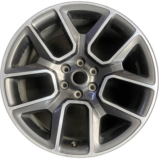 22" DODGE 1500 PICKUP 19 , 22x9, opt WPM Original OEM Wheel Rim - POLISHED - Front View