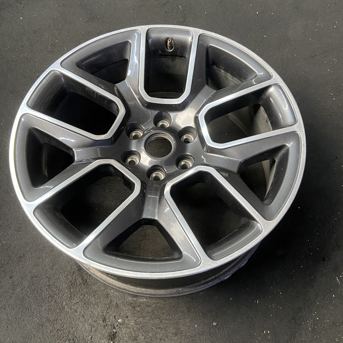 22" DODGE 1500 PICKUP 19 , 22x9, opt WPM Original OEM Wheel Rim - POLISHED - View 8