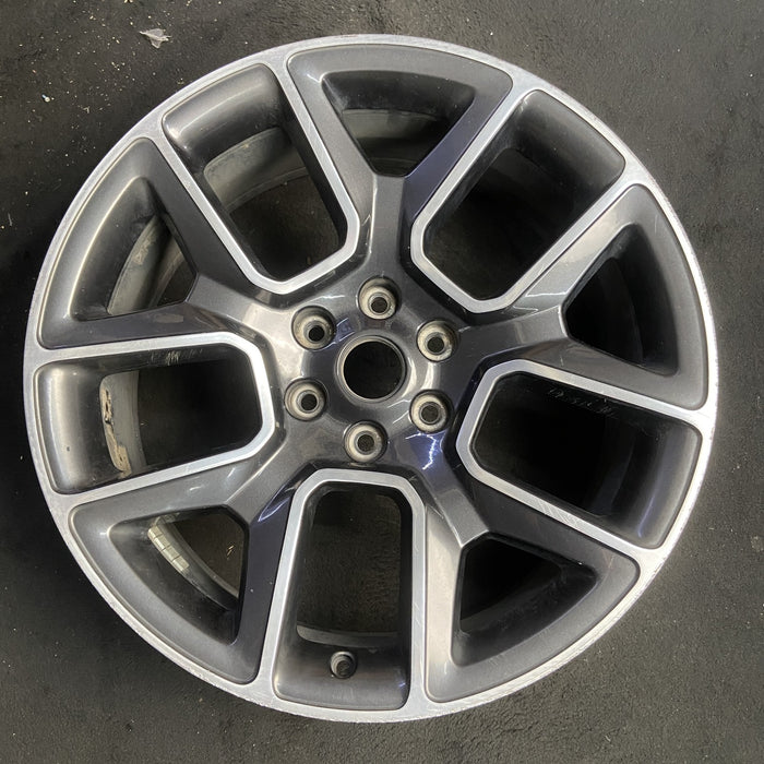 22" DODGE 1500 PICKUP 19 , 22x9, opt WPM Original OEM Wheel Rim - POLISHED - Additional View
