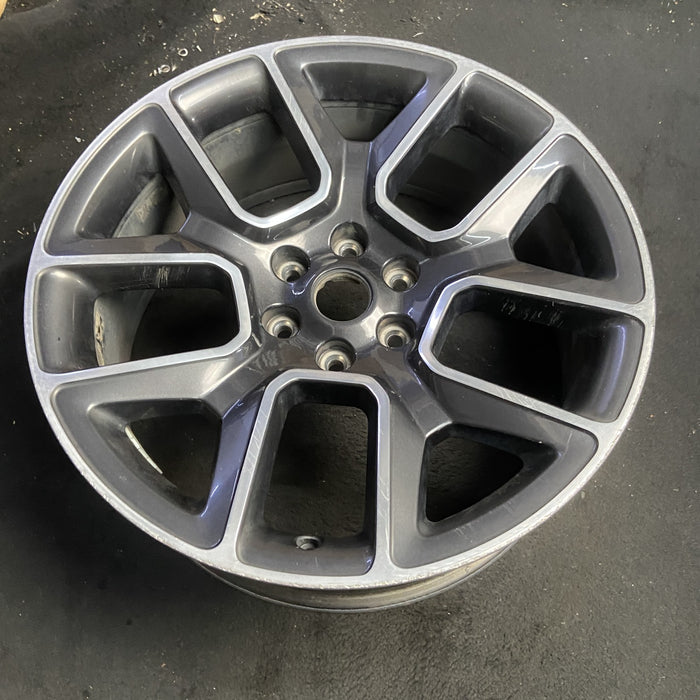 22" DODGE 1500 PICKUP 19 , 22x9, opt WPM Original OEM Wheel Rim - POLISHED - View 7