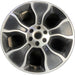 22" FORD F150 PICKUP 12 22x9 , , Original OEM Wheel Rim - MACHINED BLACK - Front View