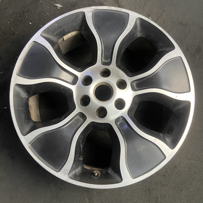 22" FORD F150 PICKUP 12 22x9 , , Original OEM Wheel Rim - MACHINED BLACK - Additional View