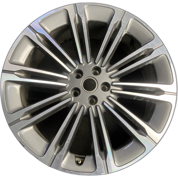 23" RANGE ROVER 22 , 23x9.5, 10 spoke, double spoke, face Original OEM Wheel - Front View