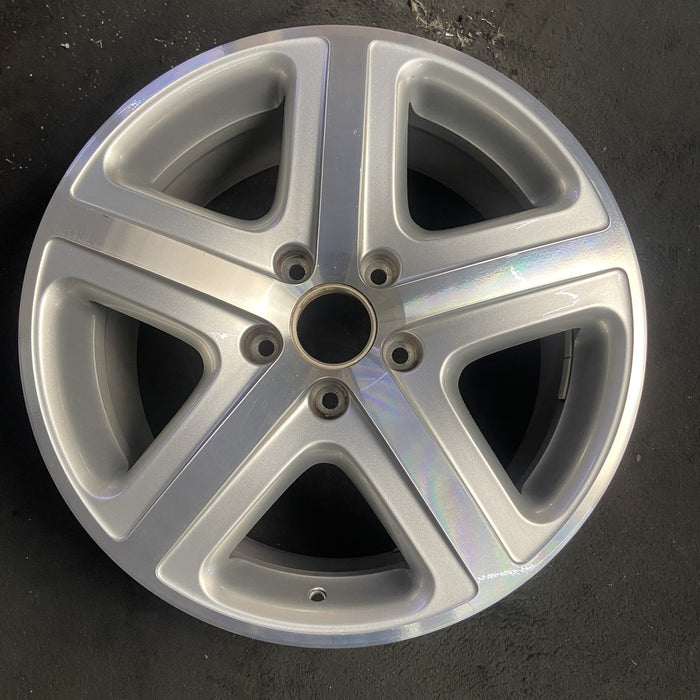19" TOUAREG 04-05 19x9 Original OEM Wheel Rim - MACHINED SILVER - Additional View