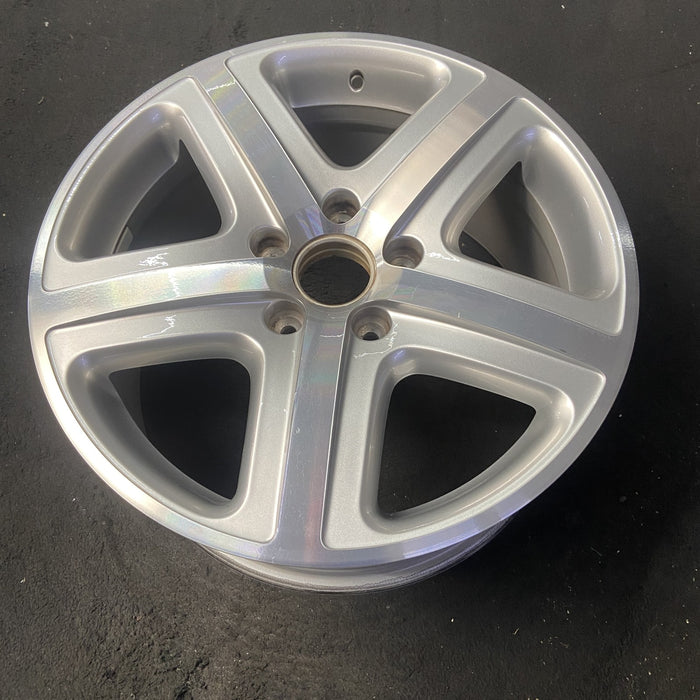 19" TOUAREG 04-05 19x9 Original OEM Wheel Rim - MACHINED SILVER - View 8