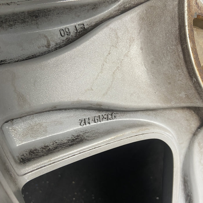 19" TOUAREG 04-05 19x9 Original OEM Wheel Rim - MACHINED SILVER - View 10
