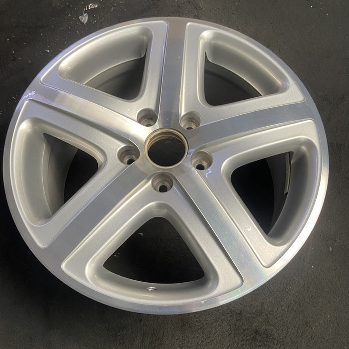 19" TOUAREG 04-05 19x9 Original OEM Wheel Rim - MACHINED SILVER - View 7