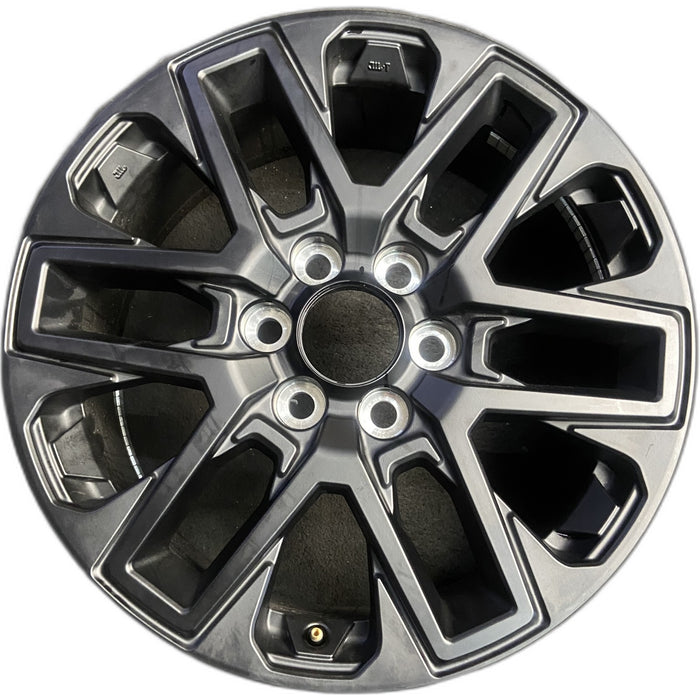 20" SEQUOIA 23-26 20x8, open spoke , Original OEM Wheel Rim - BLACK - Front View