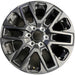 20" SEQUOIA 23-26 20x8, open spoke , Original OEM Wheel Rim - BLACK - Front View