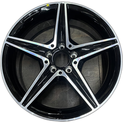 18" MERCEDES C-CLASS 15 205 Type, , C400, 5 spoke, 18x7.5, accents Original OEM - Front View