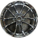 19" CORVETTE 12 19x10, front, 10 spoke, Original OEM Wheel Rim - CHROME - Front View