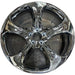 20" MERCEDES S-CLASS 14 222 Type; S550, 20x8.5, 5 spoke Original OEM Wheel Rim - - Front View