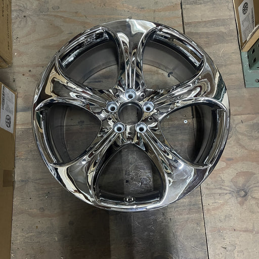 20" MERCEDES S-CLASS 14 222 Type; S550, 20x8.5, 5 spoke Original OEM Wheel Rim - - Additional View