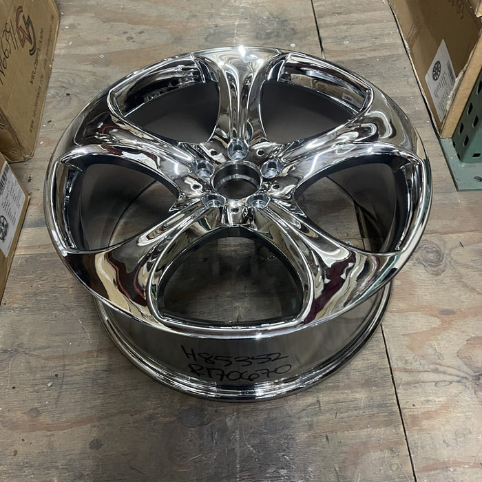 20" MERCEDES S-CLASS 14 222 Type; S550, 20x8.5, 5 spoke Original OEM Wheel Rim - - View 7