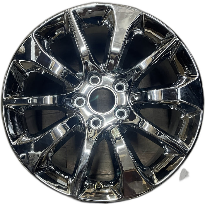 17" TLX 15-17 17x7.5 Original OEM Wheel Rim - CHROME - Front View