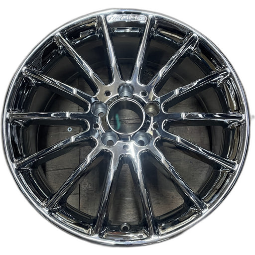 18" MERCEDES B-CLASS 15 246 Type; , 18x7.5, 14 spoke Original OEM Wheel Rim - - Front View