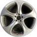 20" MERCEDES S-CLASS 14 222 Type; S550, 20x9.5, 5 spoke Original OEM Wheel Rim - Front View