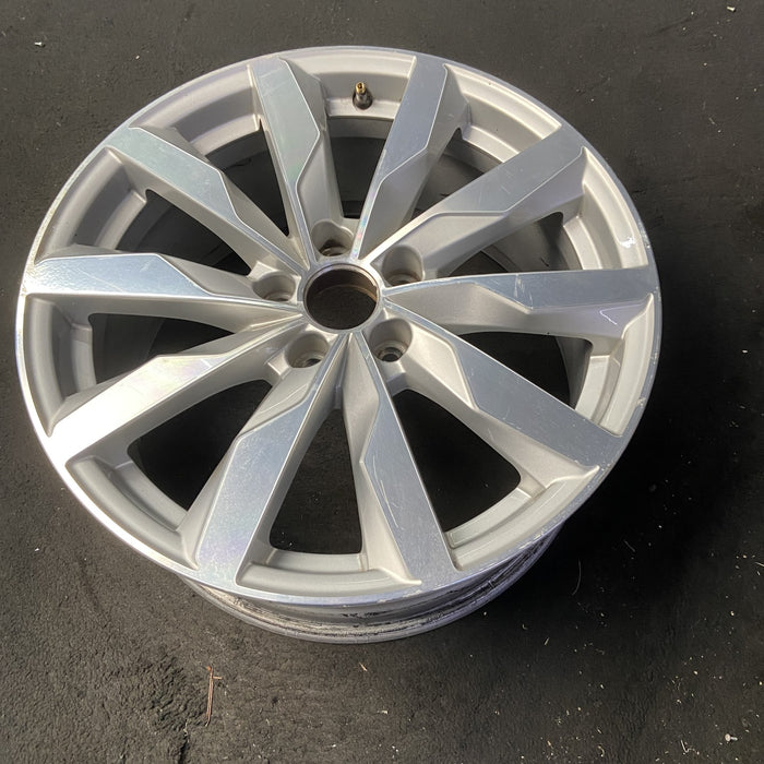 18" AUDI A4 16 18x8 , , blade spoke design Original OEM Wheel Rim - MACHINED - View 8