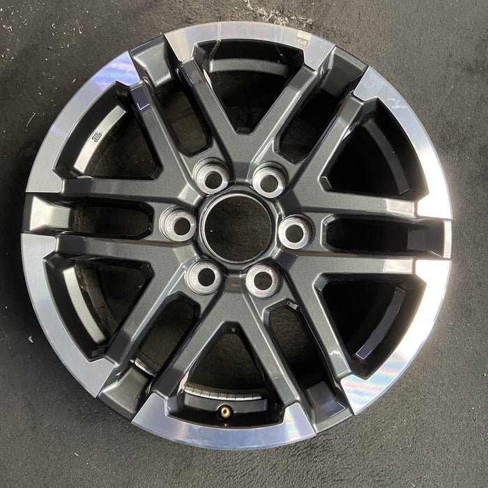 18" TACOMA 24-26 18x7.5, 6 Y spoke Original OEM Wheel Rim - MACHINED CHARCOAL - Additional View
