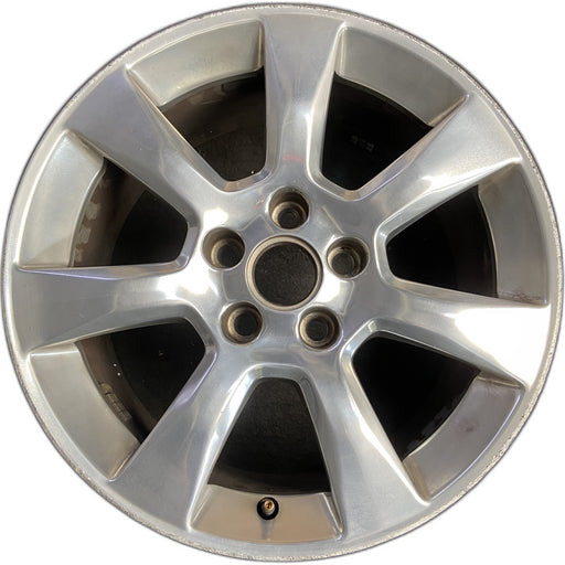17" ATS 13-14 17x8, , silver, opt R1U Original OEM Wheel Rim - Front View