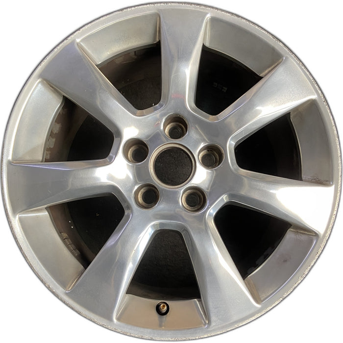 17" ATS 13-14 17x8, , silver, opt R1U Original OEM Wheel Rim - Front View