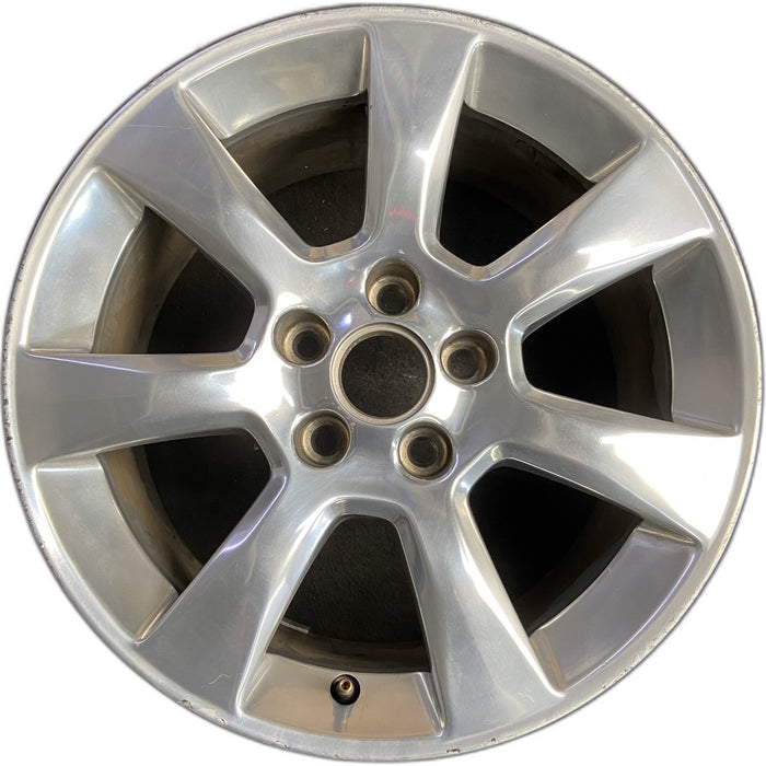 17" ATS 13-14 17x8, , silver, opt R1U Original OEM Wheel Rim - Front View