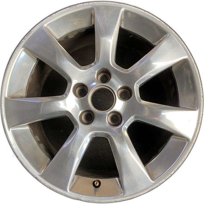 17" ATS 13-14 17x8, , silver, opt R1U Original OEM Wheel Rim - Front View