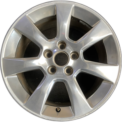 17" ATS 13-14 17x8, , silver, opt R1U Original OEM Wheel Rim - Front View
