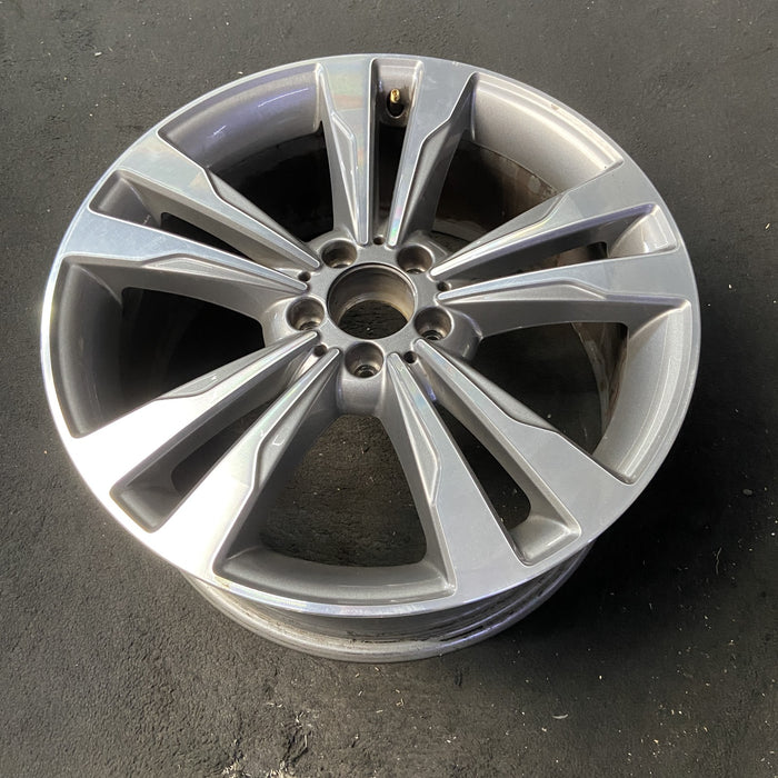 19" MERCEDES S-CLASS 14 222 Type; S550, 19x8.5 , wide spokes Original OEM Wheel - View 8