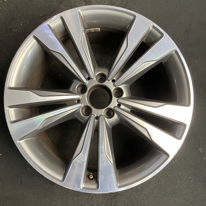 19" MERCEDES S-CLASS 14 222 Type; S550, 19x8.5 , wide spokes Original OEM Wheel - Additional View