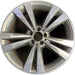 19" MERCEDES S-CLASS 14 222 Type; S550, 19x9.5 , wide spokes Original OEM Wheel - Front View