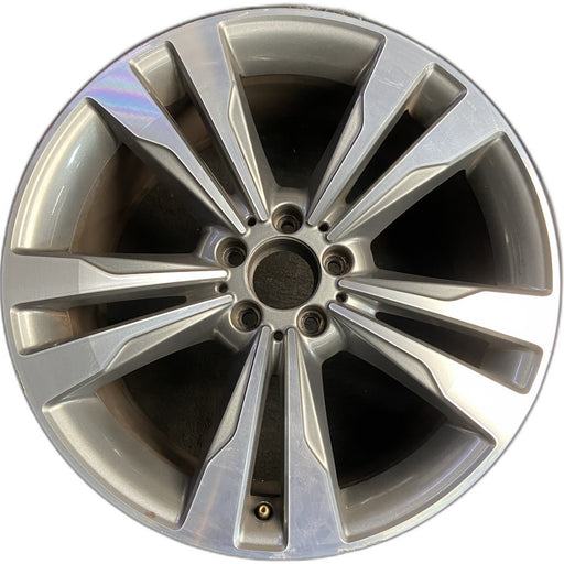 19" MERCEDES S-CLASS 14 222 Type; S550, 19x9.5 , wide spokes Original OEM Wheel - Front View