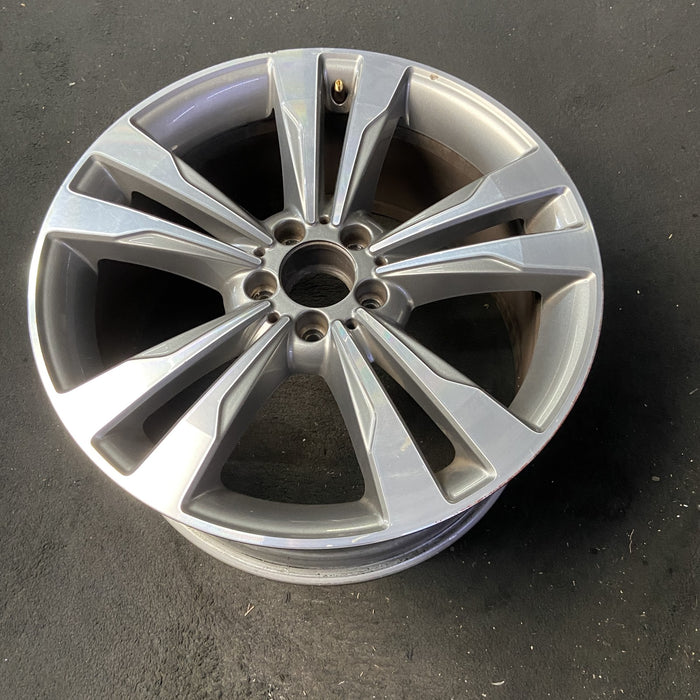 19" MERCEDES S-CLASS 14 222 Type; S550, 19x9.5 , wide spokes Original OEM Wheel - View 8