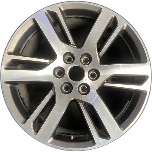 20" EXPEDITION 22-24 20x8.5, , slotted spoke Original OEM Wheel Rim - MACHINED - Front View