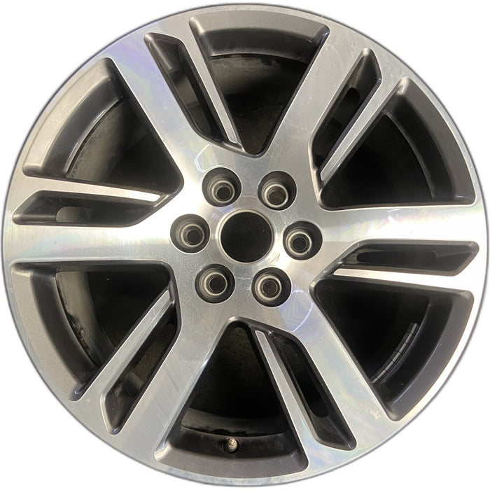 20" EXPEDITION 22-24 20x8.5, , slotted spoke Original OEM Wheel Rim - MACHINED - Front View