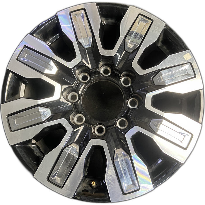 20" SIERRA 2500 PICKUP 24 20x8.5, 8 spoke, raised spoke , inserts Original OEM - Front View