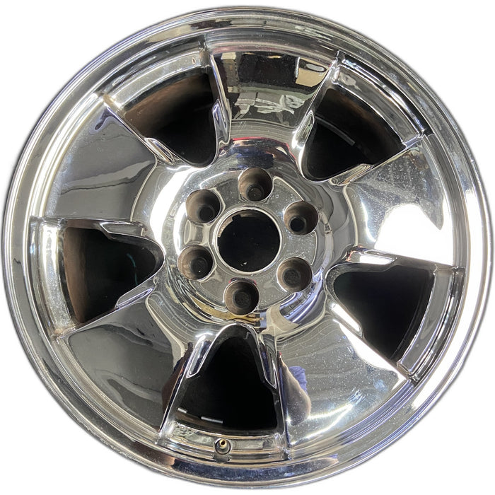 20" AVALANCHE 1500 05 20x8.5, , 5 spoke, flared spokes Original OEM Wheel Rim - - Front View