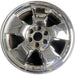 20" AVALANCHE 1500 05 20x8.5, , 5 spoke, flared spokes Original OEM Wheel Rim - - Front View