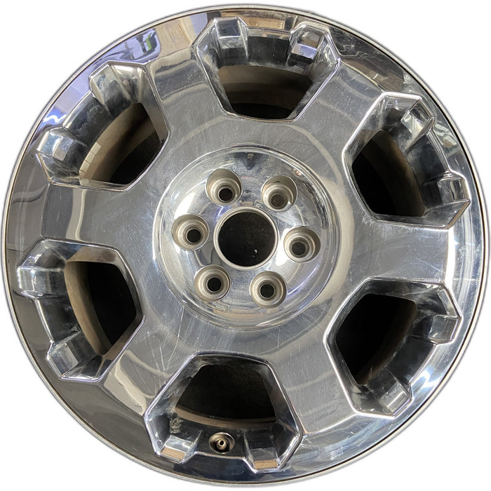 20" FORD F150 PICKUP 09-12 20x8.5, 6 spoke, Original OEM Wheel Rim - CHROME - Front View