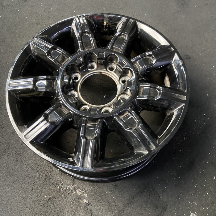 20" SIERRA 2500 PICKUP 24 20x8.5, 9 spoke Original OEM Wheel Rim - BLACK - View 8