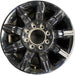 20" SIERRA 2500 PICKUP 24 20x8.5, 9 spoke Original OEM Wheel Rim - BLACK - Front View