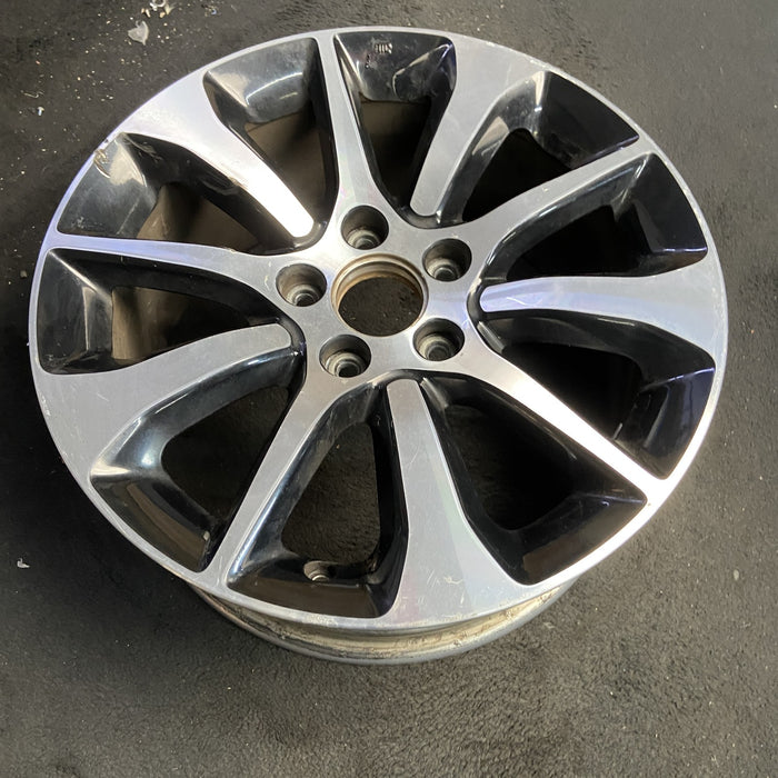 17" TLX 15-17 17x7.5 Original OEM Wheel Rim - MACHINED BLACK - View 7