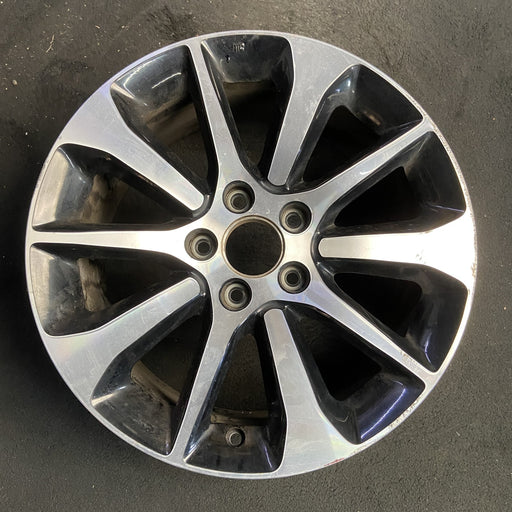 17" TLX 15-17 17x7.5 Original OEM Wheel Rim - MACHINED BLACK - Additional View