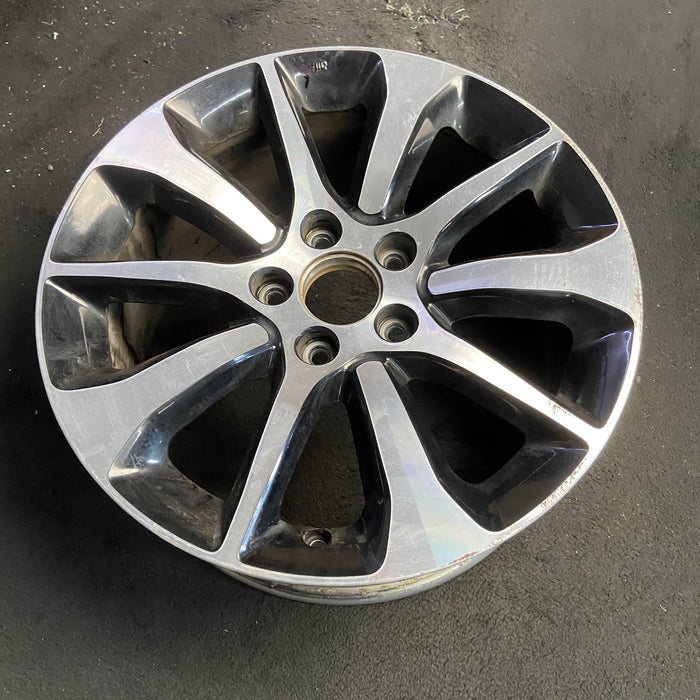 17" TLX 15-17 17x7.5 Original OEM Wheel Rim - MACHINED BLACK - View 7